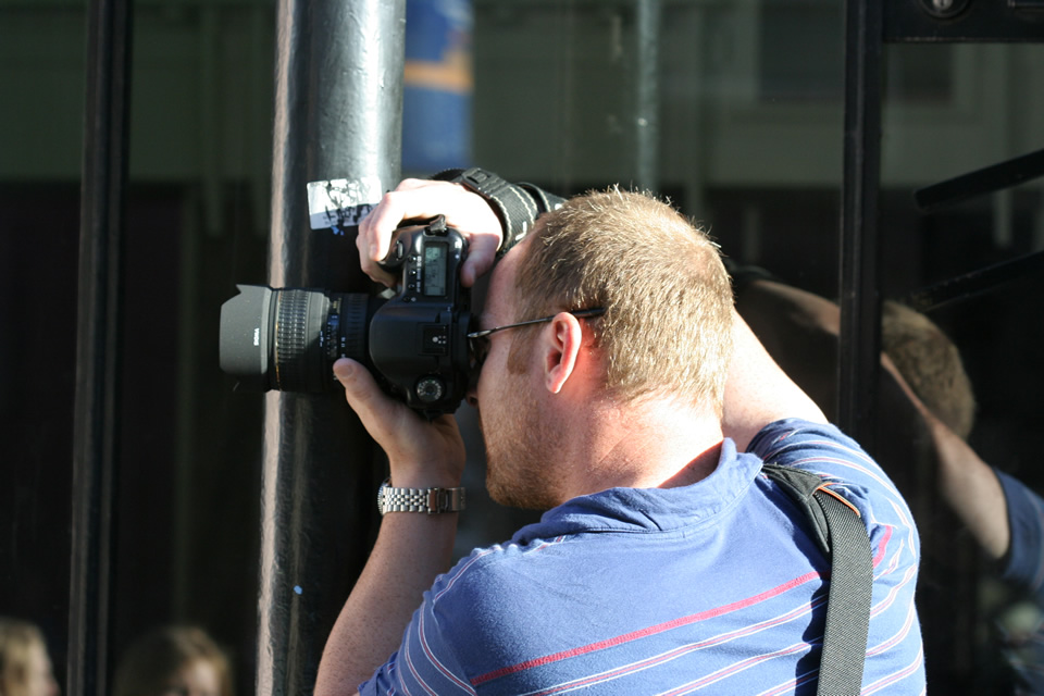 Photographer, Royal Mile, Edinburgh
