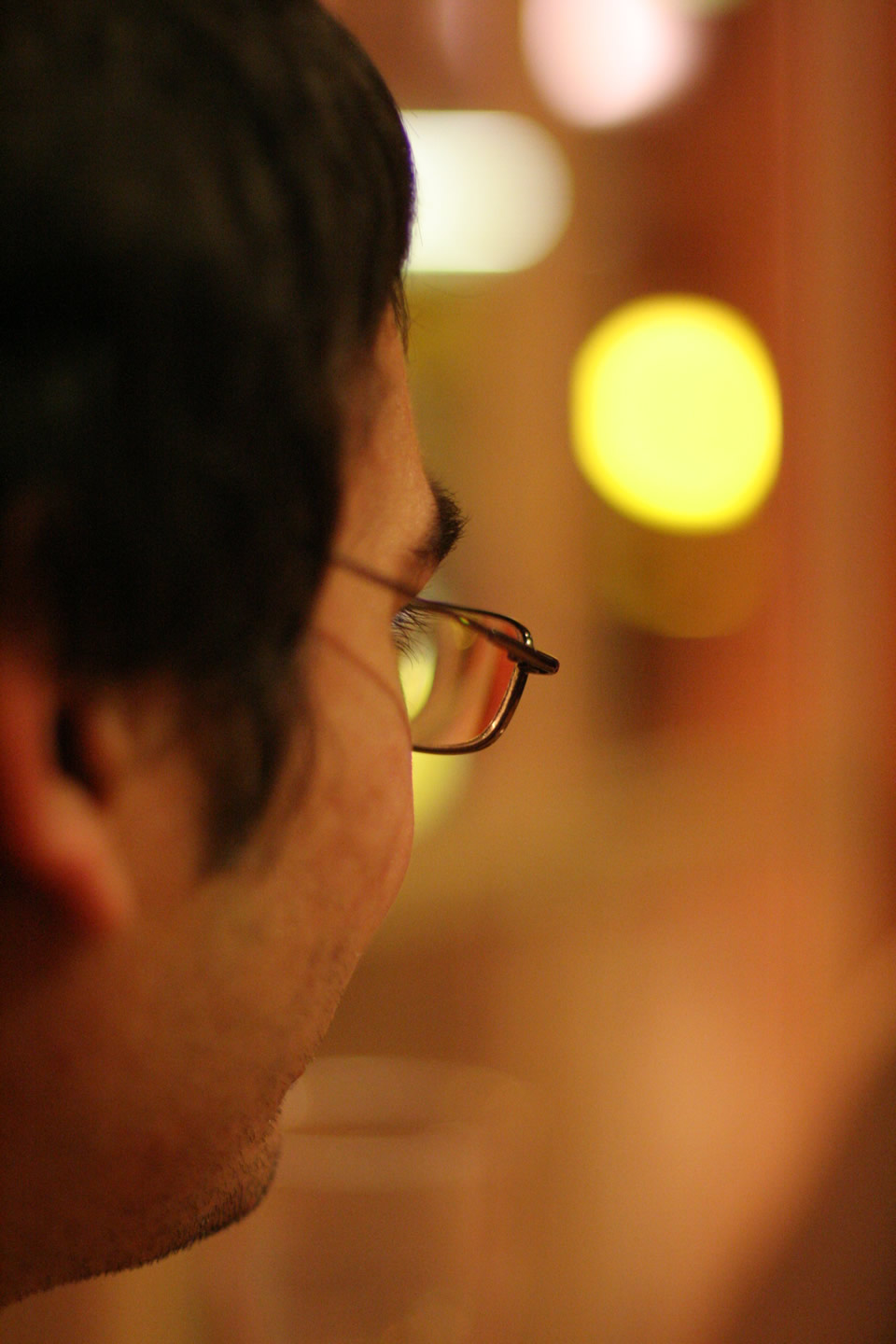 View through glasses, Varsity