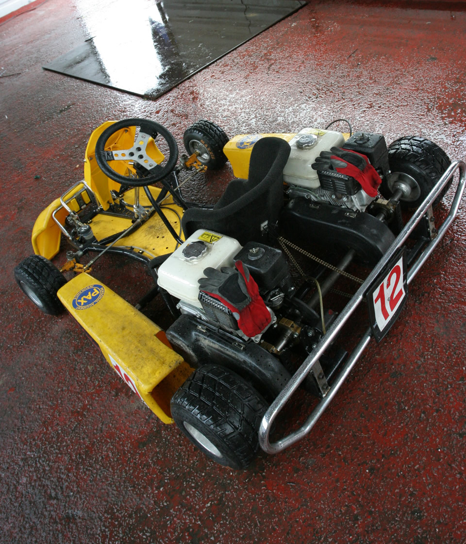 Pro Kart in the scrutineering bay