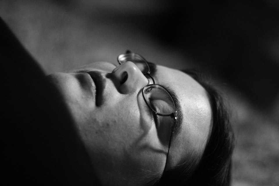 Sarah asleep