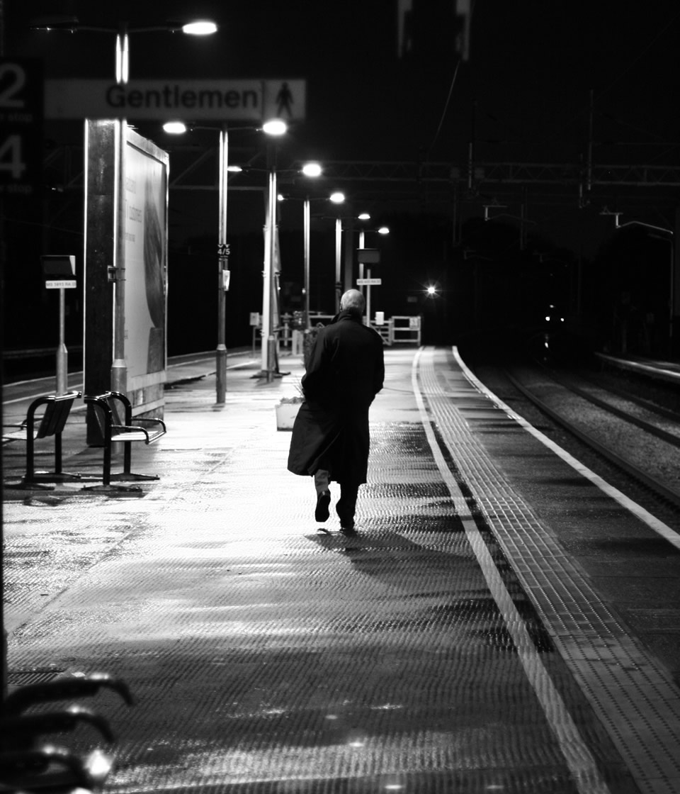 Wilmslow train station, platform 3