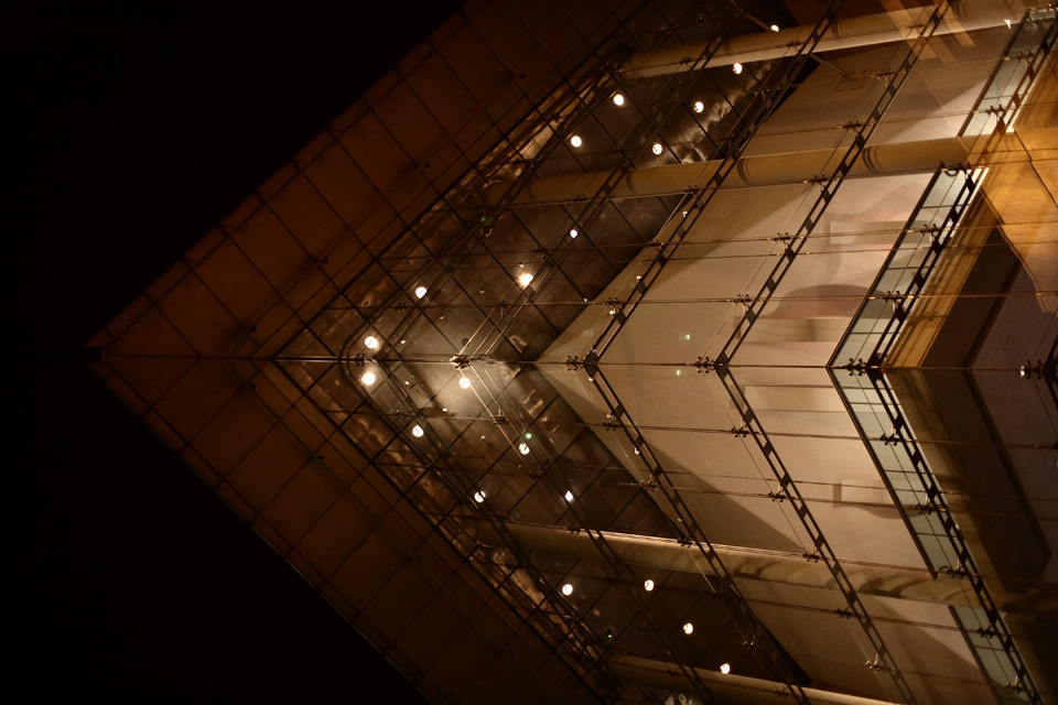 Bridgewater hall at night