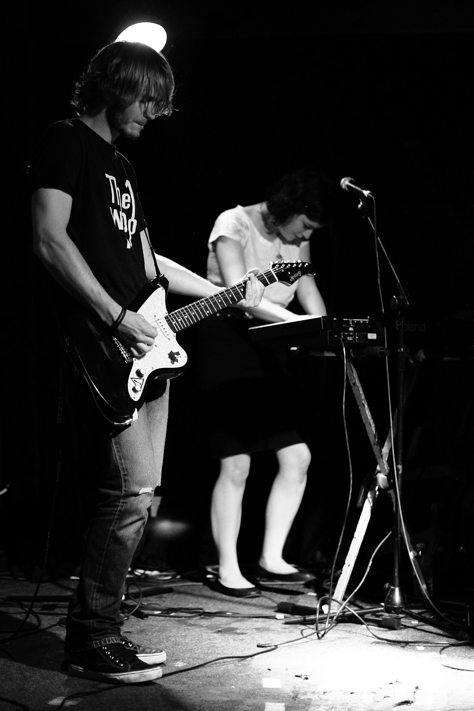 Guitarist and keyboard player from You Say Party! We Say Die!