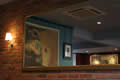 Stock art in a franchise coffee house
