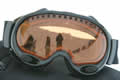 Reflection in goggles, Mayrhofen, Austria
