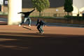 Another skater underneath the Mancunian Way (composite image)