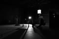 Preparing the set