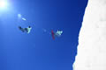 Underneath jump, Highway to Hell Competition, Mayrhofen (composite image, lens dust removed)
